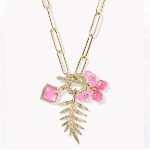 Kendra Scott Bianca Butterfly Gold CharmNecklace NWT